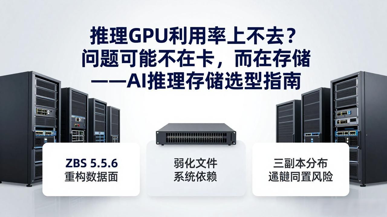 推理GPU利用率上不去？问题可能不在卡，而在存储——AI推理存储选型指南