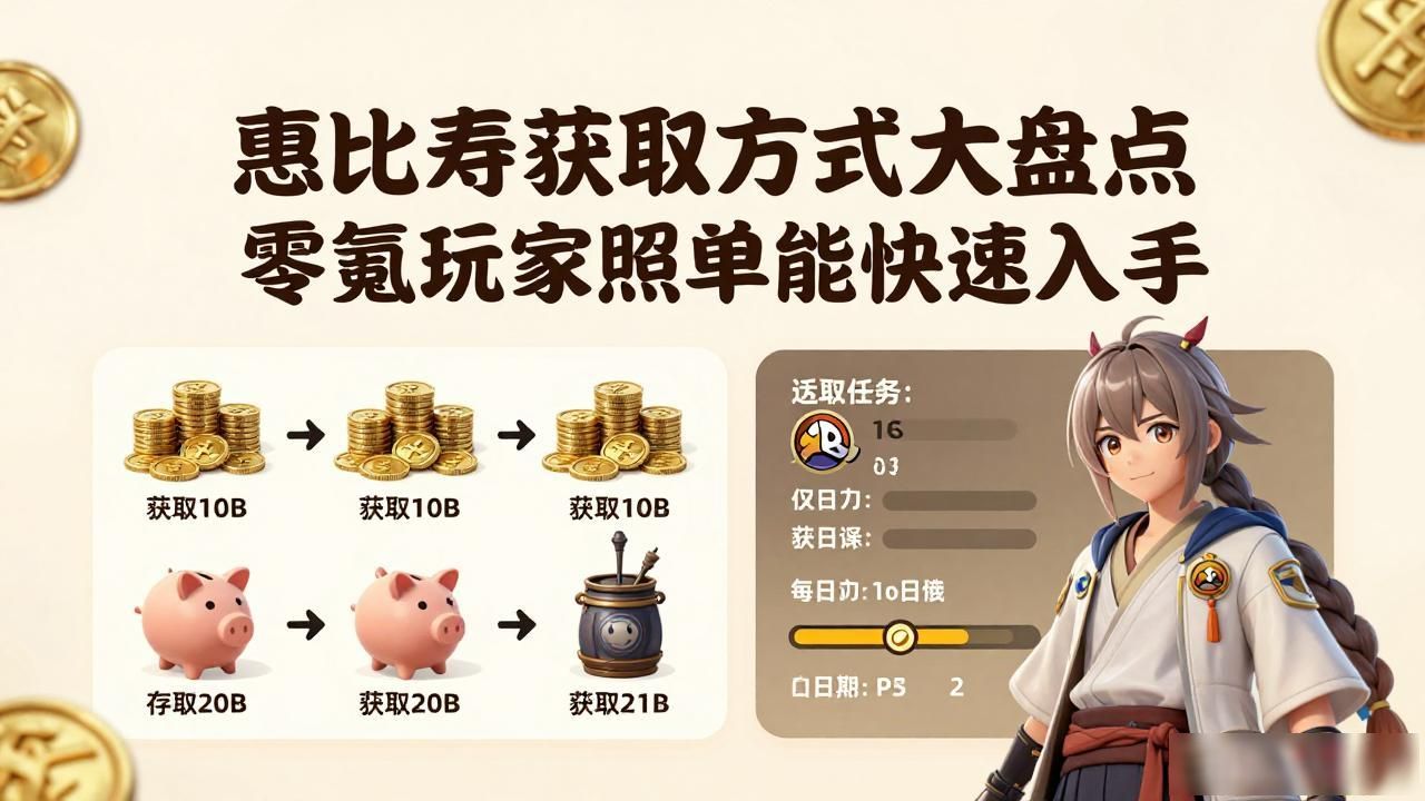 惠比寿获取方式大盘点 零氪玩家照样能快速入手