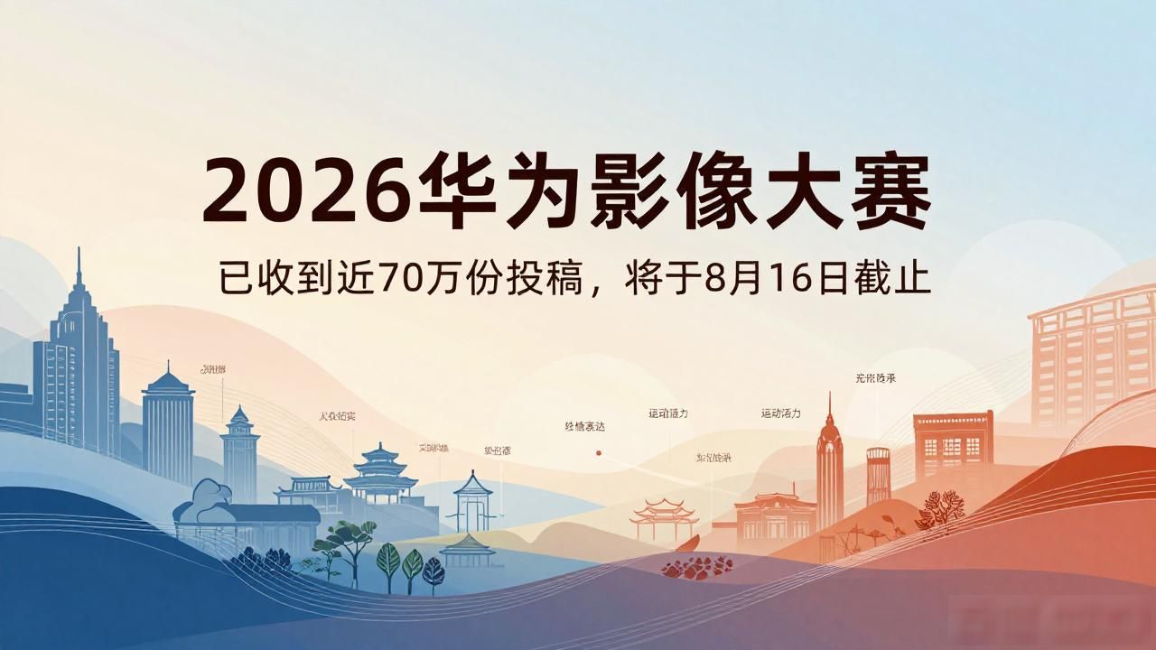 2026华为影像大赛已收到近70万份投稿 将于8月16日截止