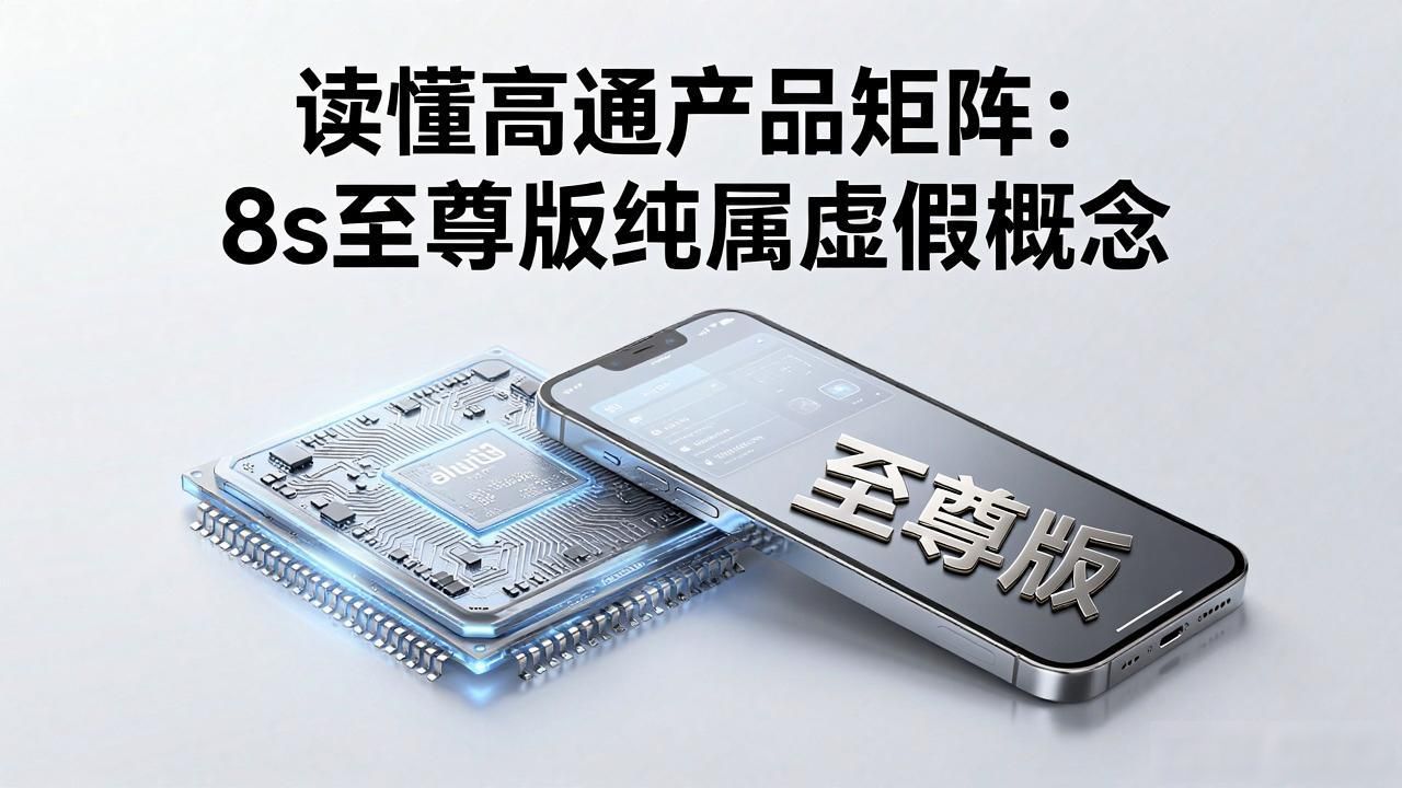 读懂高通产品矩阵：8s至尊版纯属虚假概念