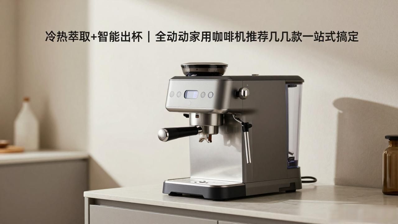 冷热萃取+智能出杯｜全自动家用咖啡机推荐这几款一站式搞定