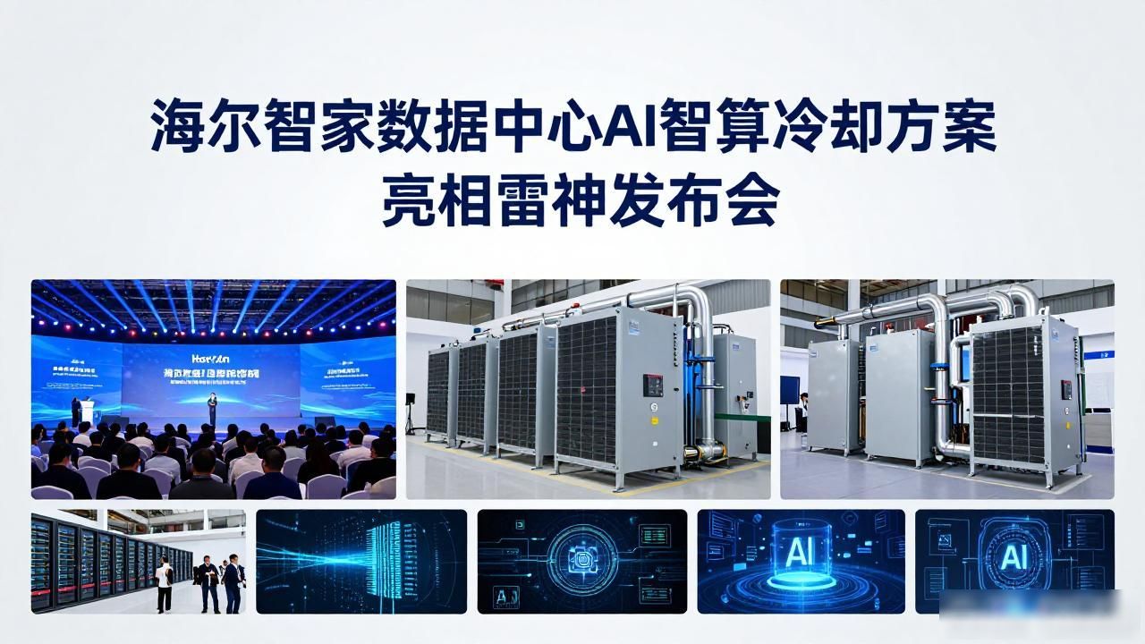 海尔智家数据中心AI智算冷却方案亮相雷神发布会