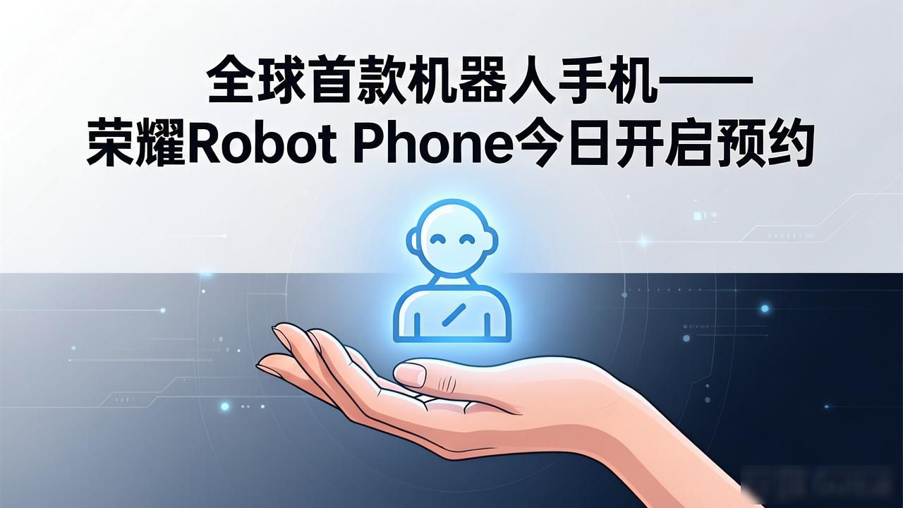 全球首款机器人手机——荣耀Robot Phone今日开启预约