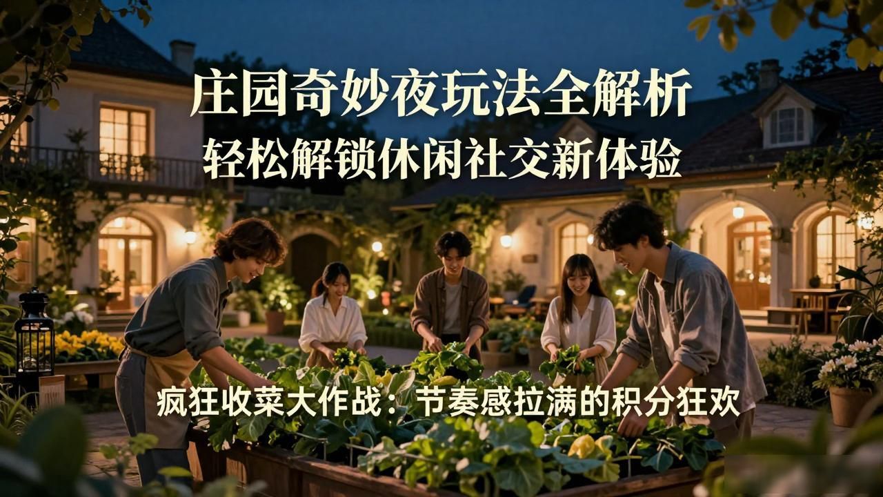 庄园奇妙夜玩法全解析 轻松解锁休闲社交新体验