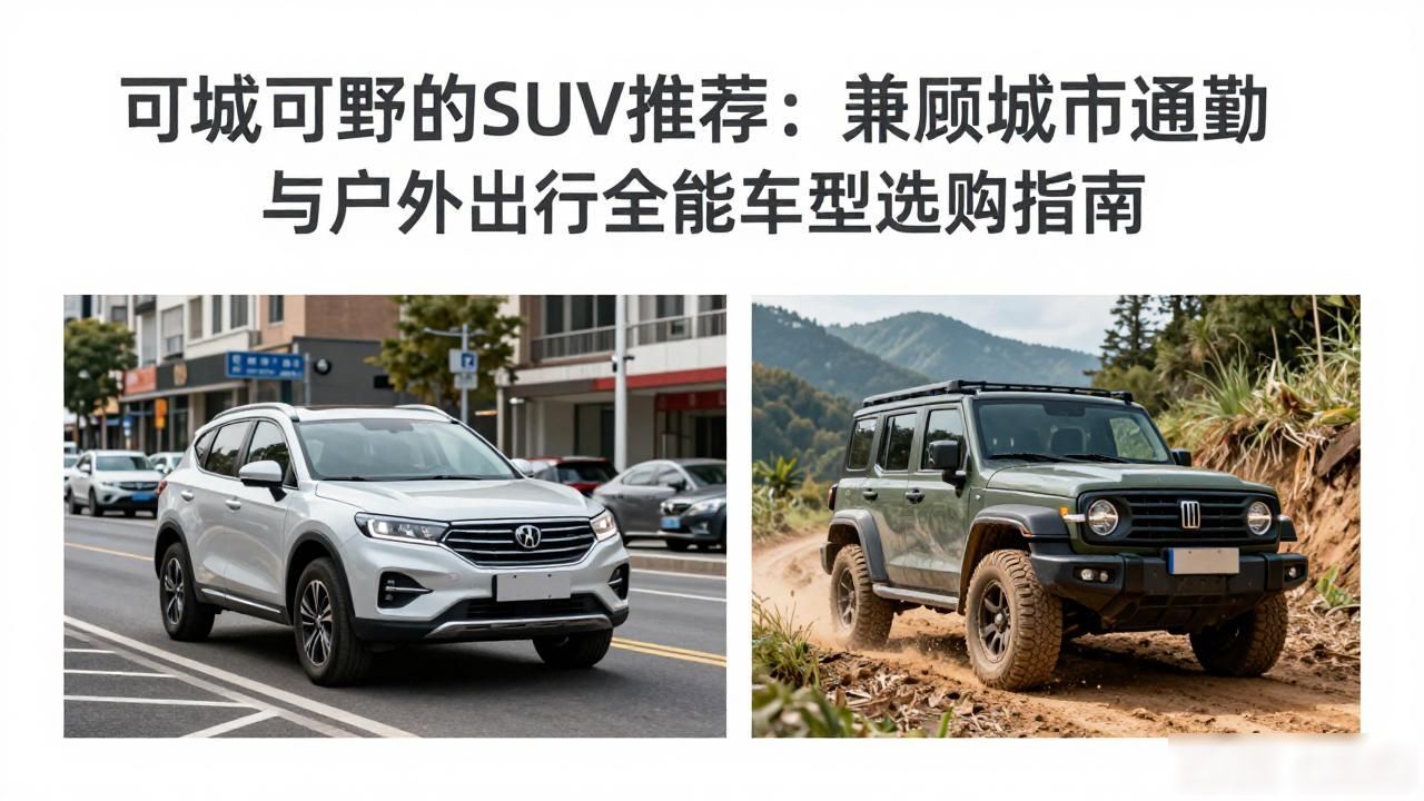 可城可野的SUV推荐：兼顾城市通勤与户外出行全能车型选购指南