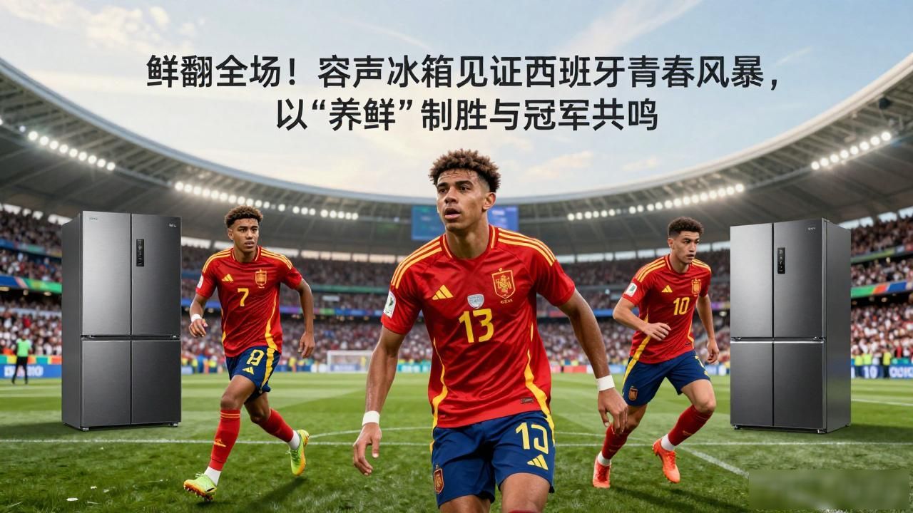 鲜翻全场！容声冰箱见证西班牙青春风暴，以“养鲜”制胜与冠军共鸣