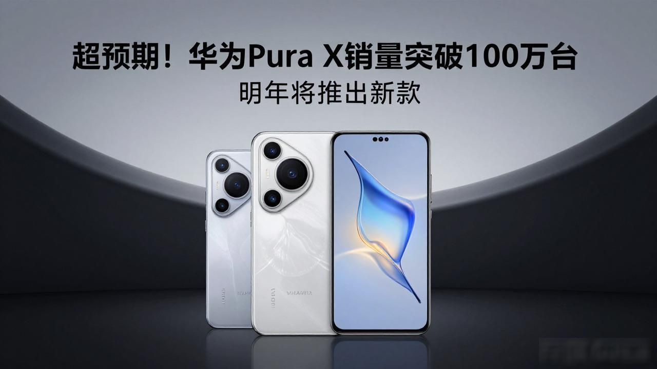 超预期！华为Pura X销量突破100万台 明年将推出新款