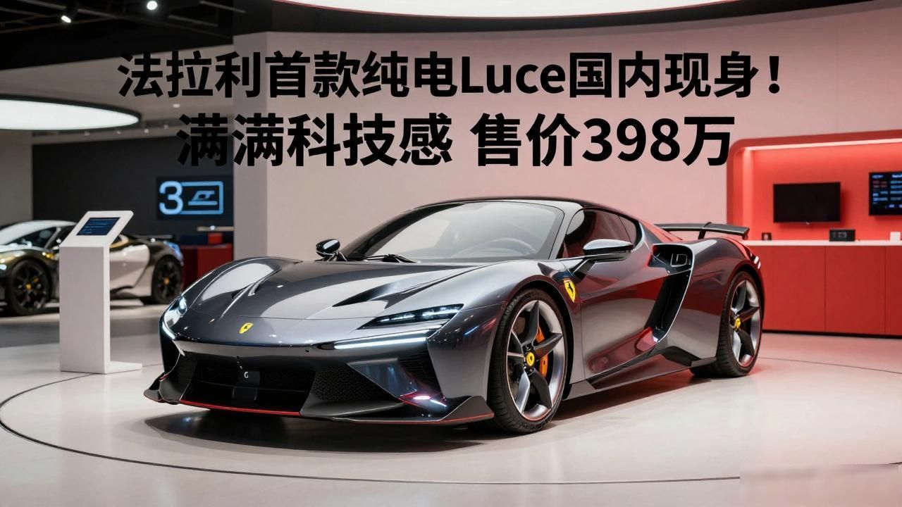 法拉利首款纯电Luce国内现身！满满科技感 售价398万