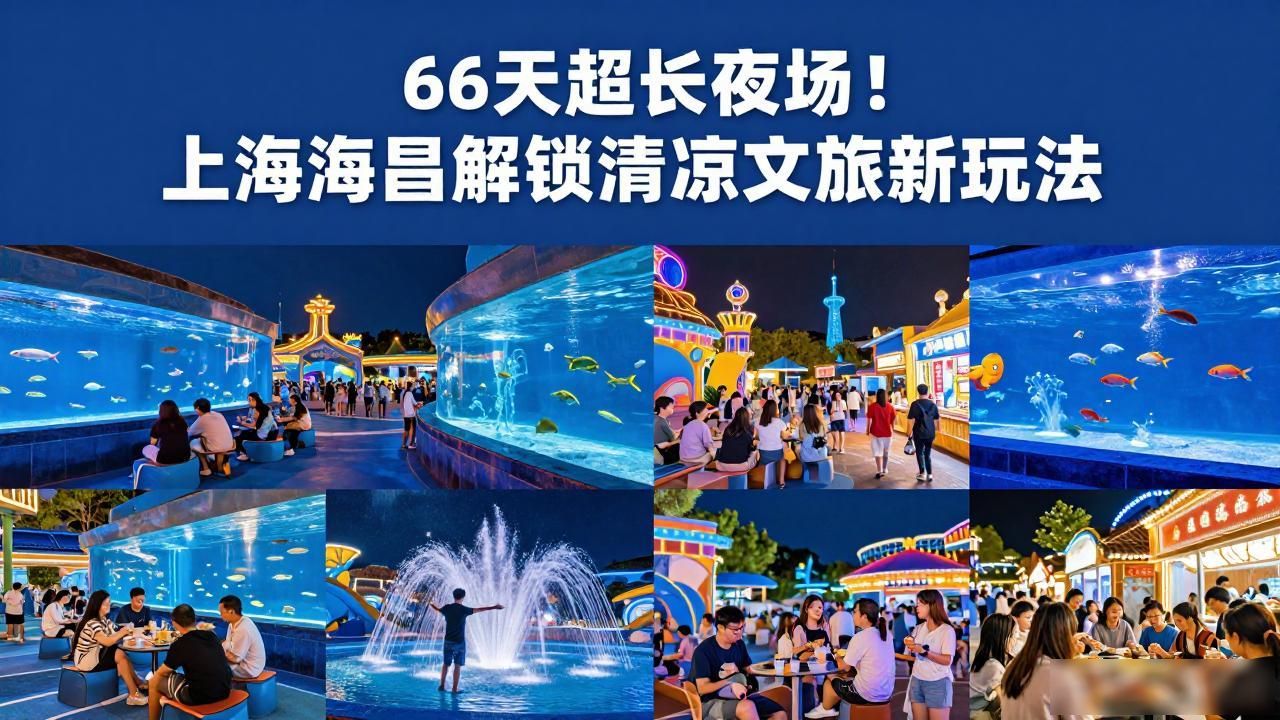 66天超长夜场！上海海昌解锁清凉文旅新玩法