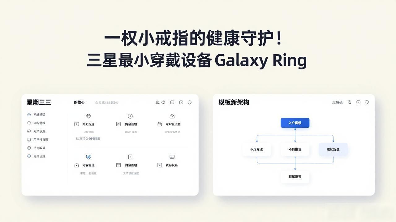 一枚小戒指的健康守护！三星最小穿戴设备GalaxyRing