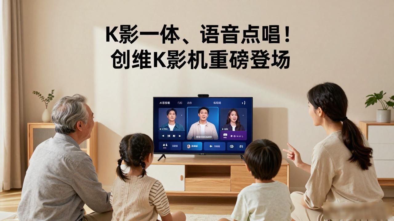 K影一体、语音点唱！创维K影机重磅登场