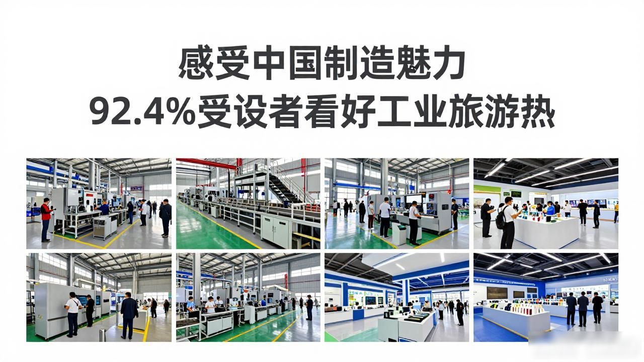 感受中国制造魅力 92.4%受访者看好工业旅游热