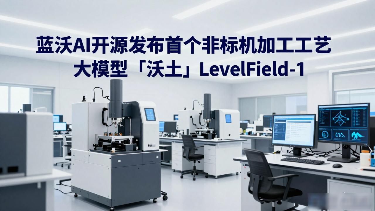 蓝沃AI开源发布首个非标机加工工艺大模型「沃土」LevelField-1