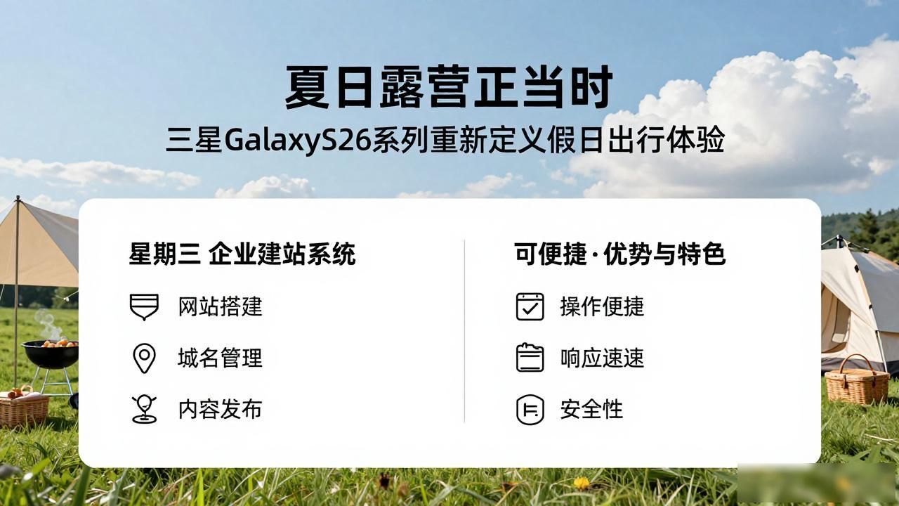 夏日露营正当时 三星Galaxy S26系列重新定义假日出行体验