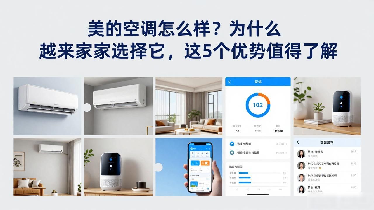 美的空调怎么样？为什么越来越多家庭选择它，这5个优势值得了解