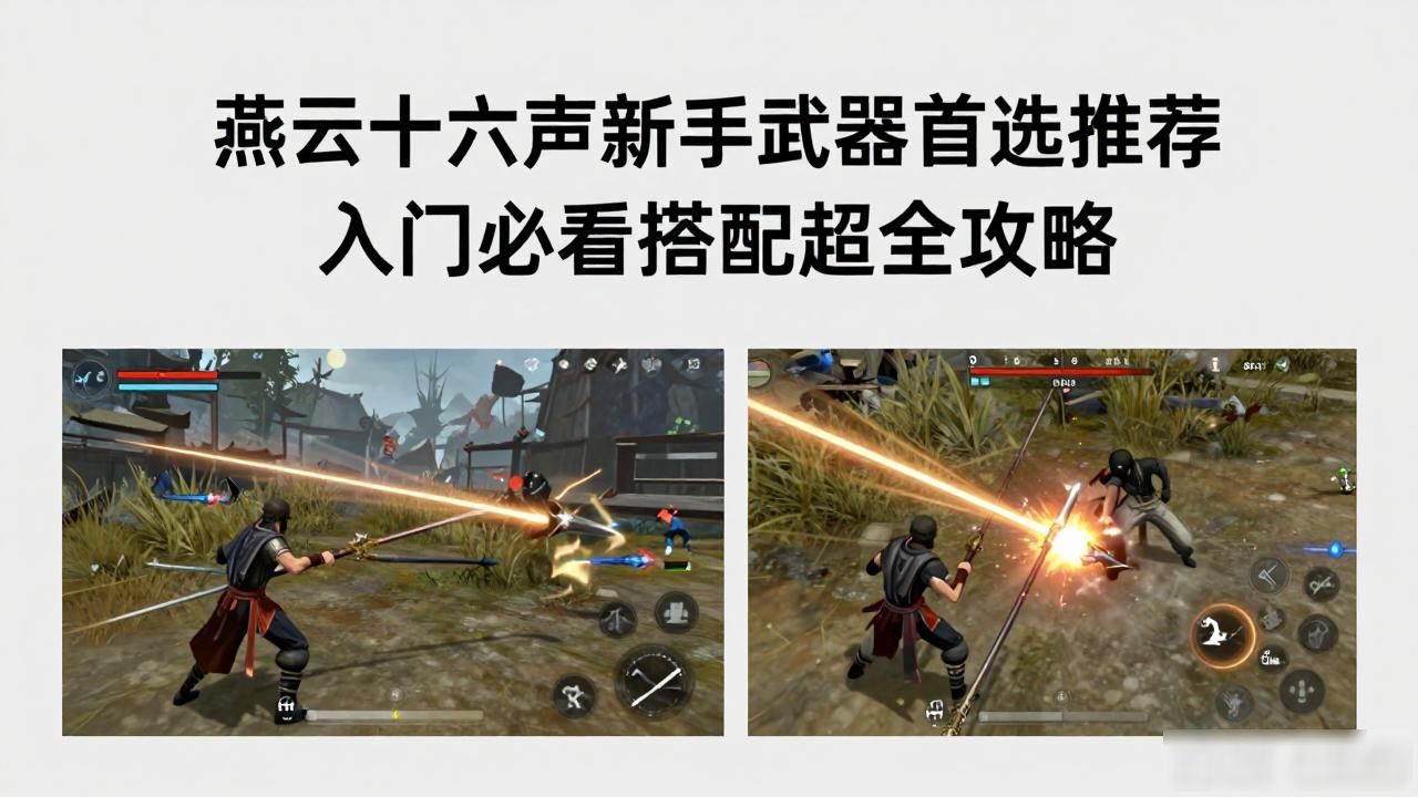 燕云十六声新手武器首选推荐 入门必看搭配超全攻略