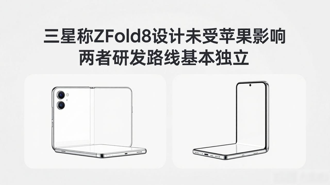 三星称Z Fold8设计未受苹果影响 两者研发路线基本独立