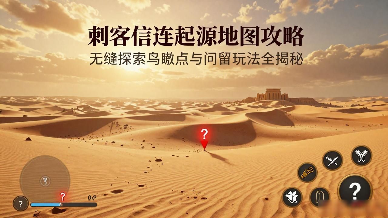 刺客信条起源地图攻略 无缝探索鸟瞰点与问号玩法全揭秘