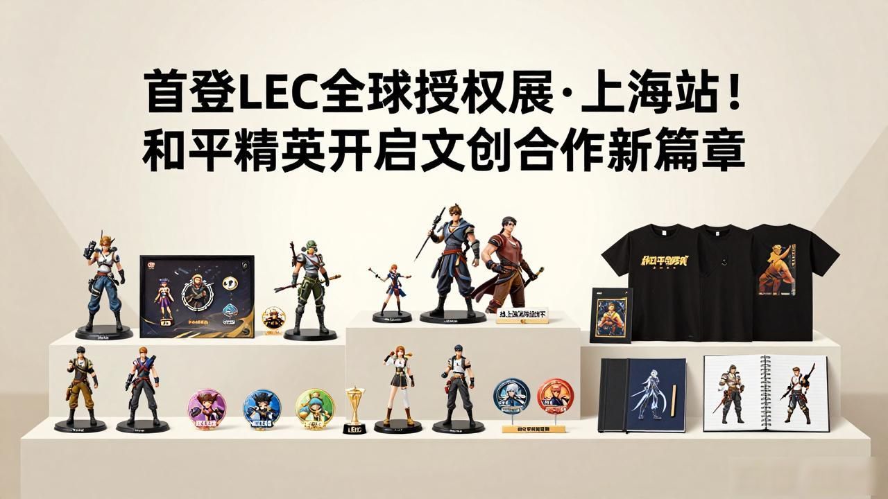 首登LEC全球授权展·上海站！和平精英开启文创合作新篇章