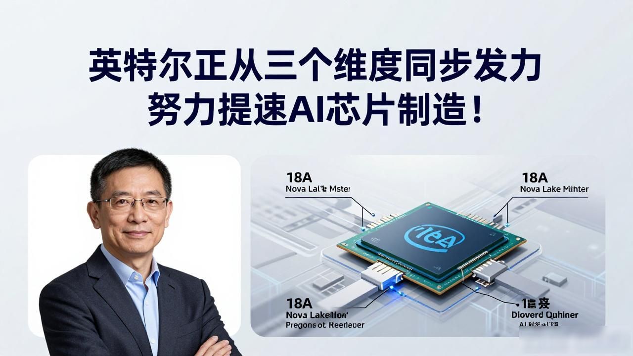 英特尔正从三个维度同步发力 努力提速AI芯片制造！