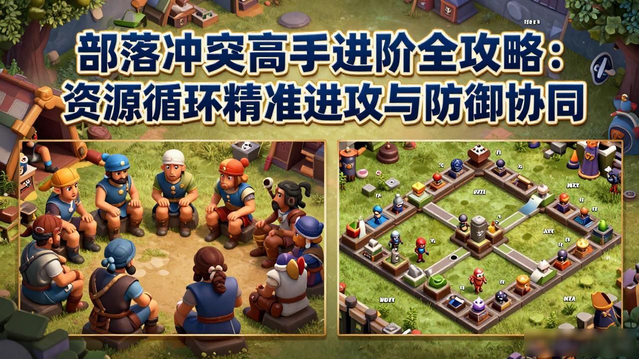 部落冲突高手进阶全攻略 资源循环精准进攻与防御协同
