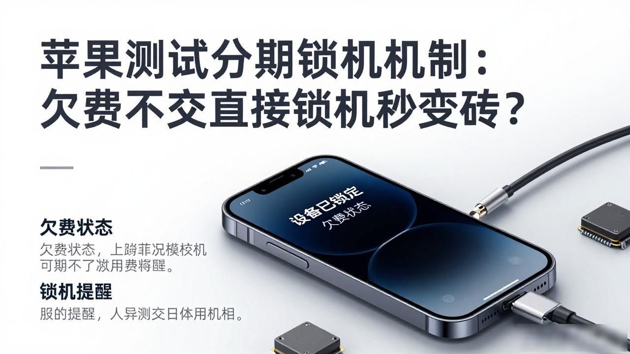苹果测试分期锁机机制：欠费不交直接锁机秒变砖？