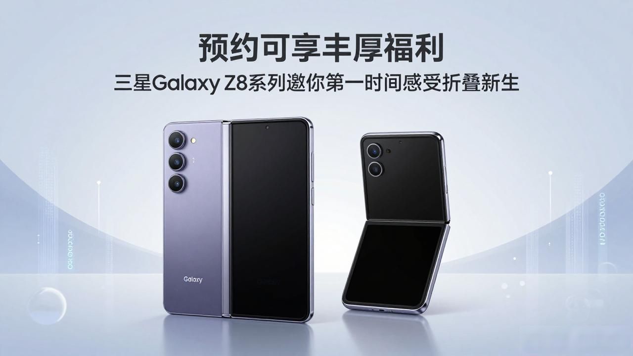 预约可享丰厚福利 三星Galaxy Z8系列邀你第一时间感受折叠新生