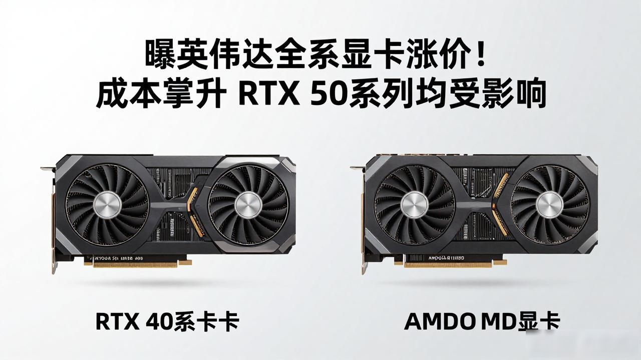 曝英伟达全系显卡涨价！成本攀升 RTX 50系列均受影响