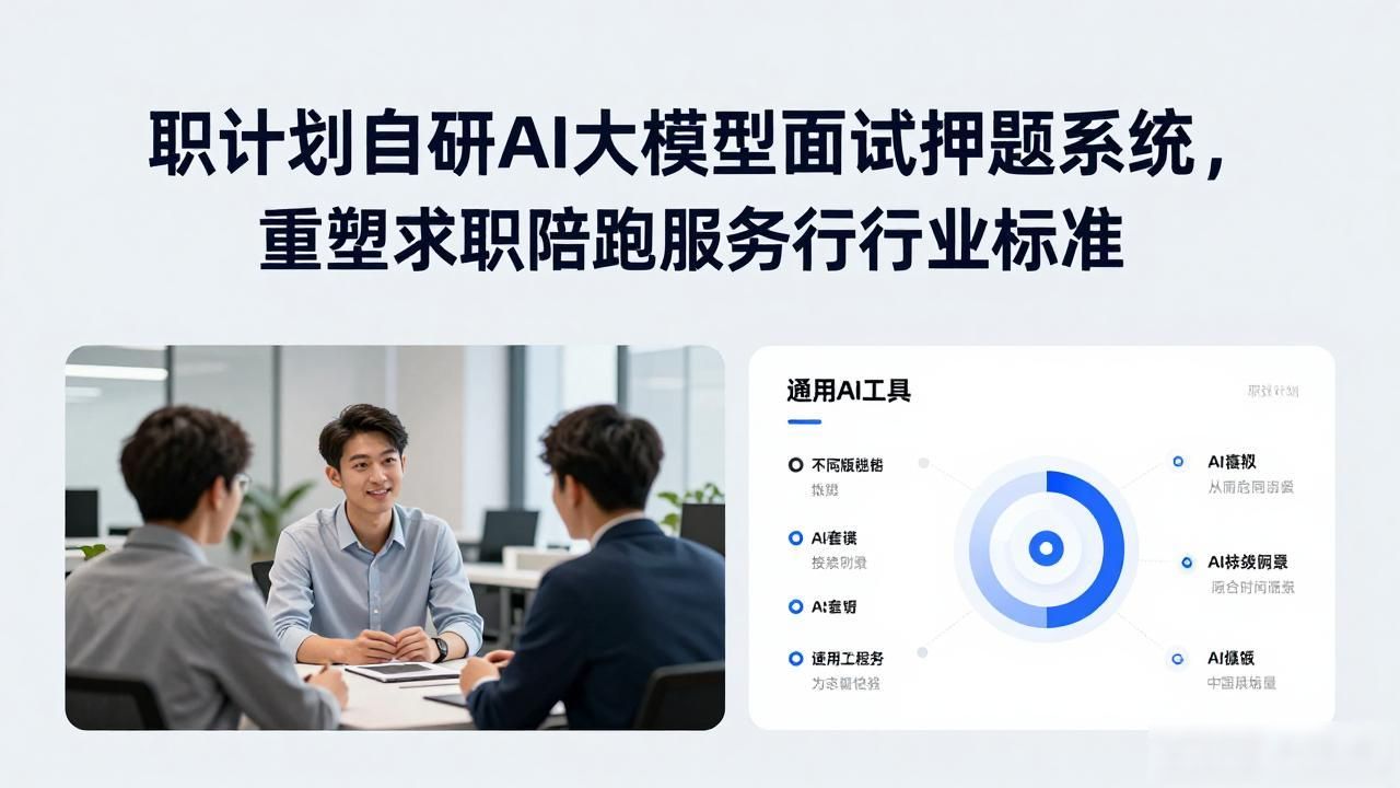 职计划自研AI大模型面试押题系统，重塑求职陪跑服务行业标准