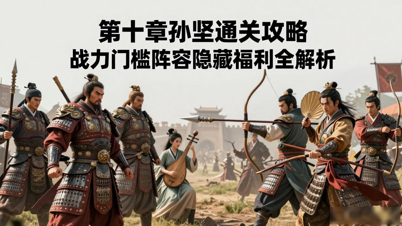 第十章孙坚通关攻略 战力门槛阵容隐藏福利全解析