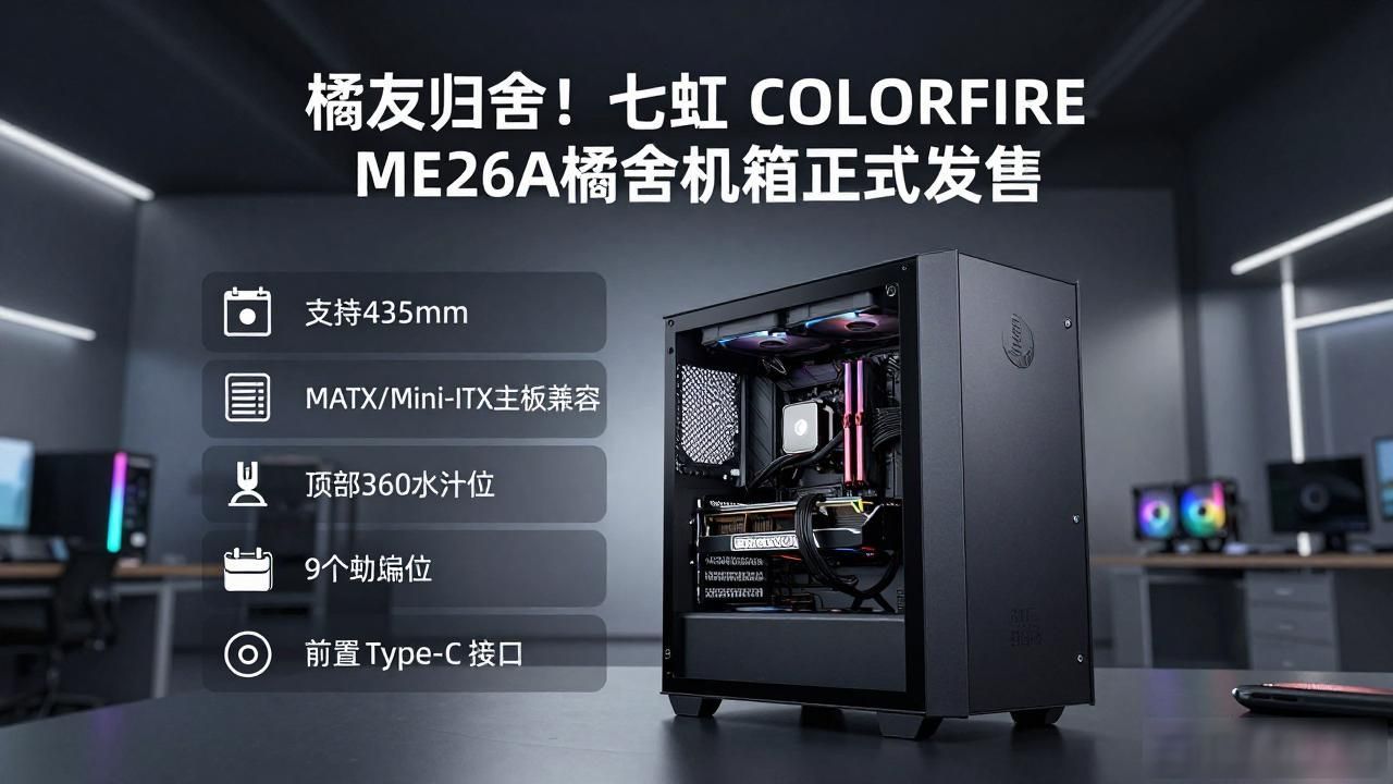 橘友归舍！七彩虹COLORFIRE ME26A橘舍机箱正式发售