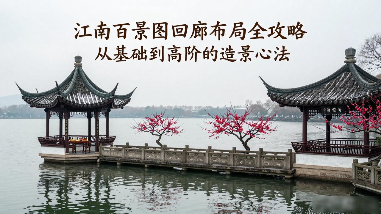江南百景图回廊布局全攻略 从基础到高阶的造景心法